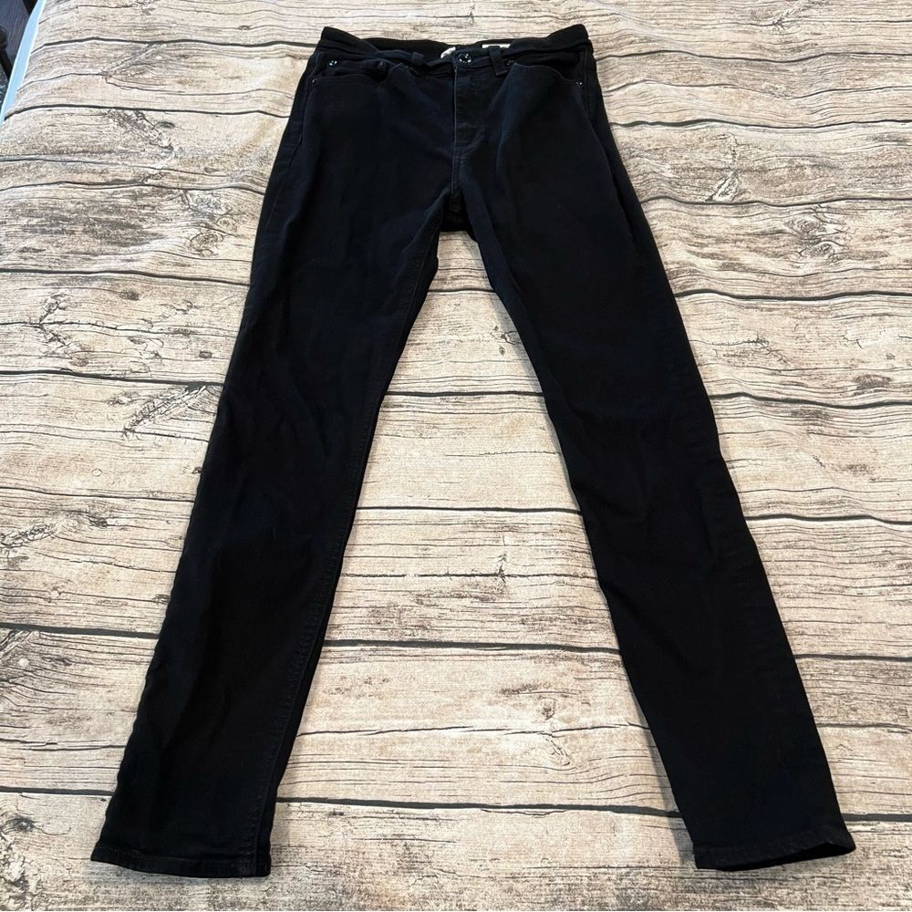 Rag & Bone Nina High Rise Skinny solid black jeans size 27